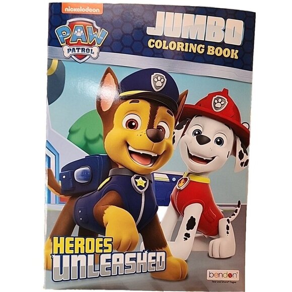 Nickelodeon - Paw Patrol - Heroes Unleashed- Jumbo Coloring Book - Picture 1 of 3